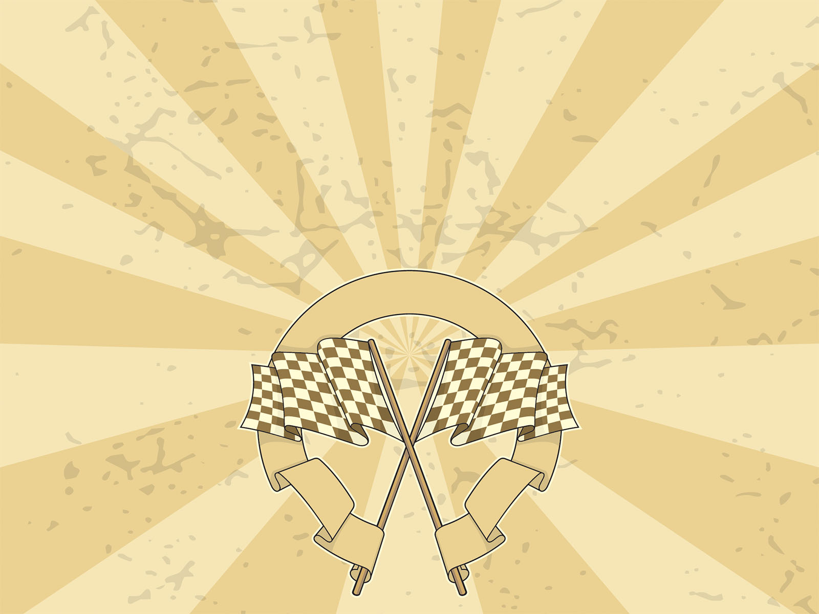 Formula Flags on Yellow Background