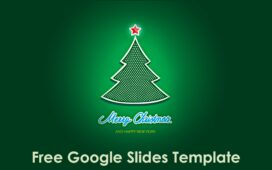 Merry Christmas Tree PPT Template